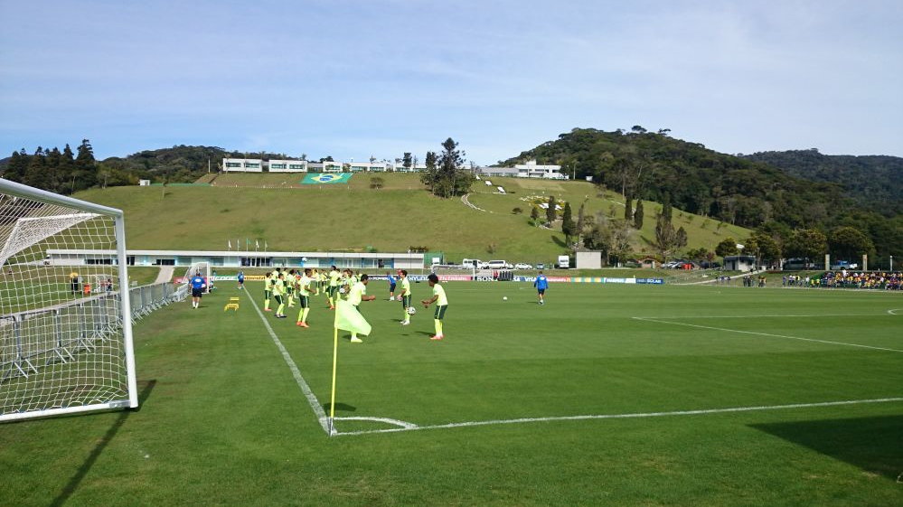 Trening reprezentacji Brazylii