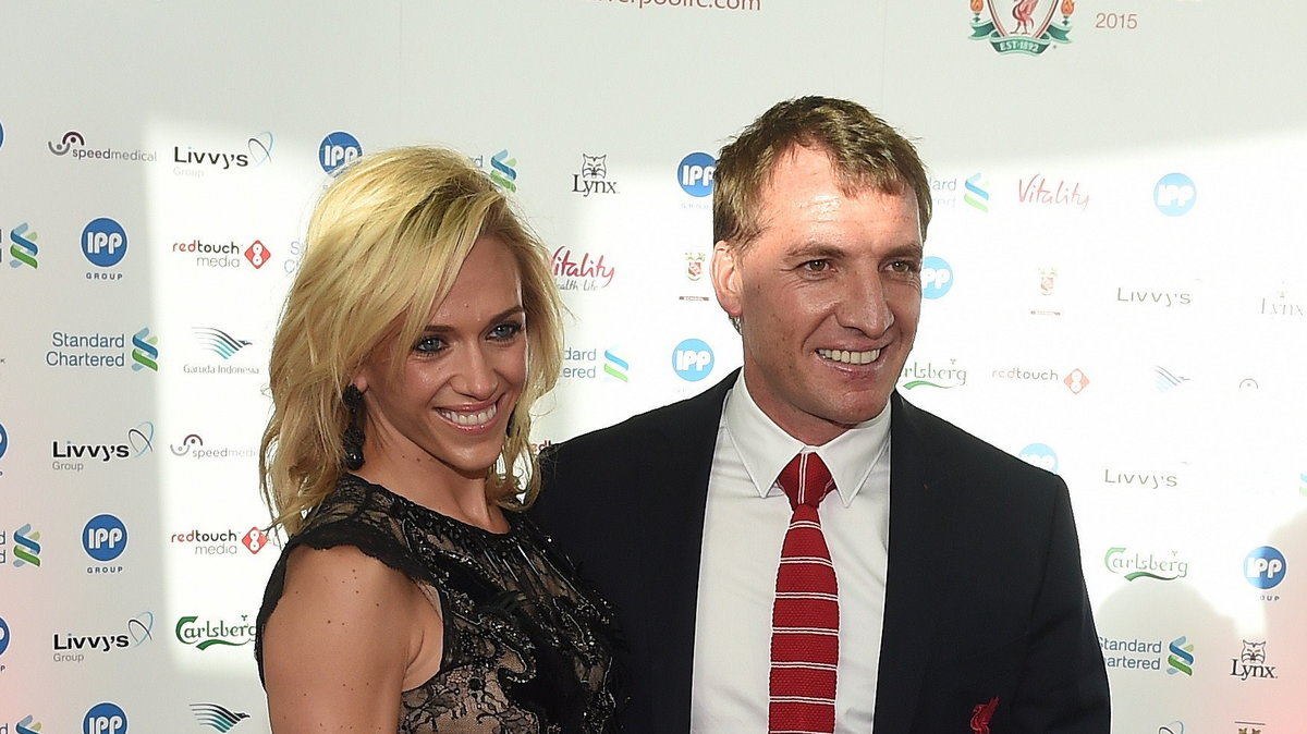 Brendan Rodgers z Charlotte Searle