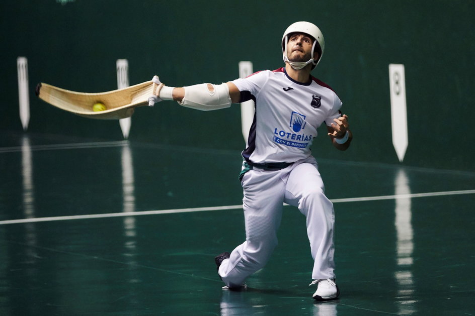 Mecz konkurencji Jai alai podczas MŚ w 2018 roku