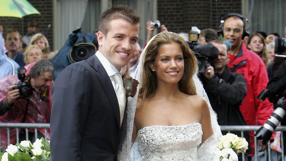 Rafael van der Vaart i Sylvie Meis w 2005 r.