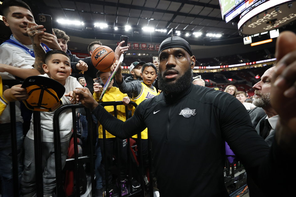 Lebron James jest jedną z największych gwiazd w historii NBA