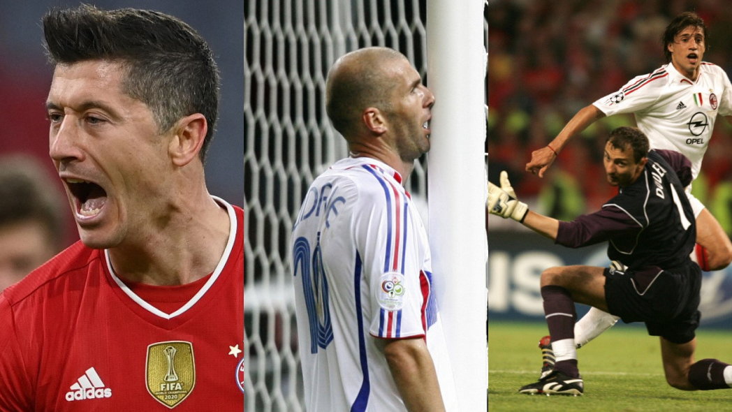 Robert Lewandowski, Zinedine Zidane, Jerzy Dudek