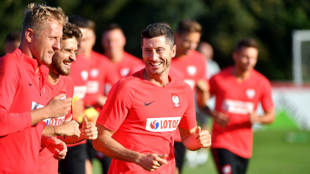 Kamil Glik Mateusz Klich Robert Lewandowski