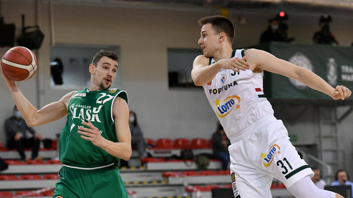 Ivan Ramljak (Śląsk) i Grzegorz Kamiński (Legia)