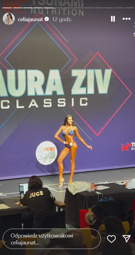 Celia Krychowiak wzięła udział w zawodach bikini fitness