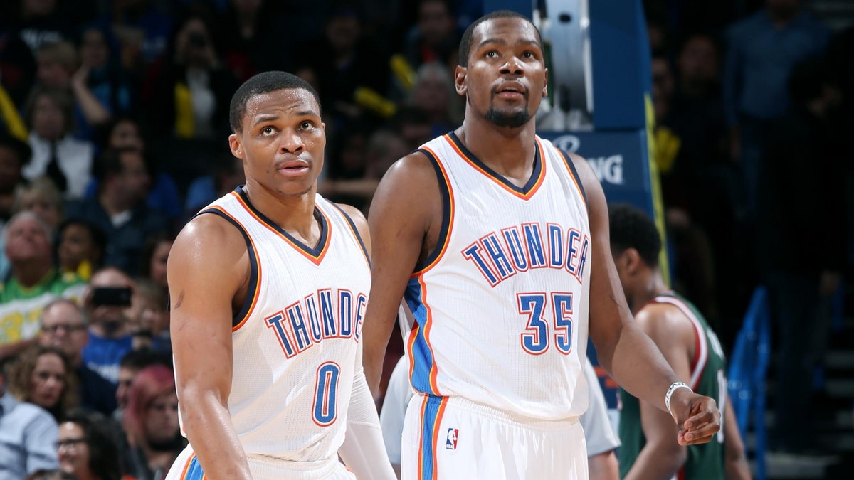 Russell Westbrook i  Kevin Durant 