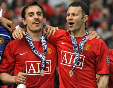 Gary Neville i Ryan Giggs