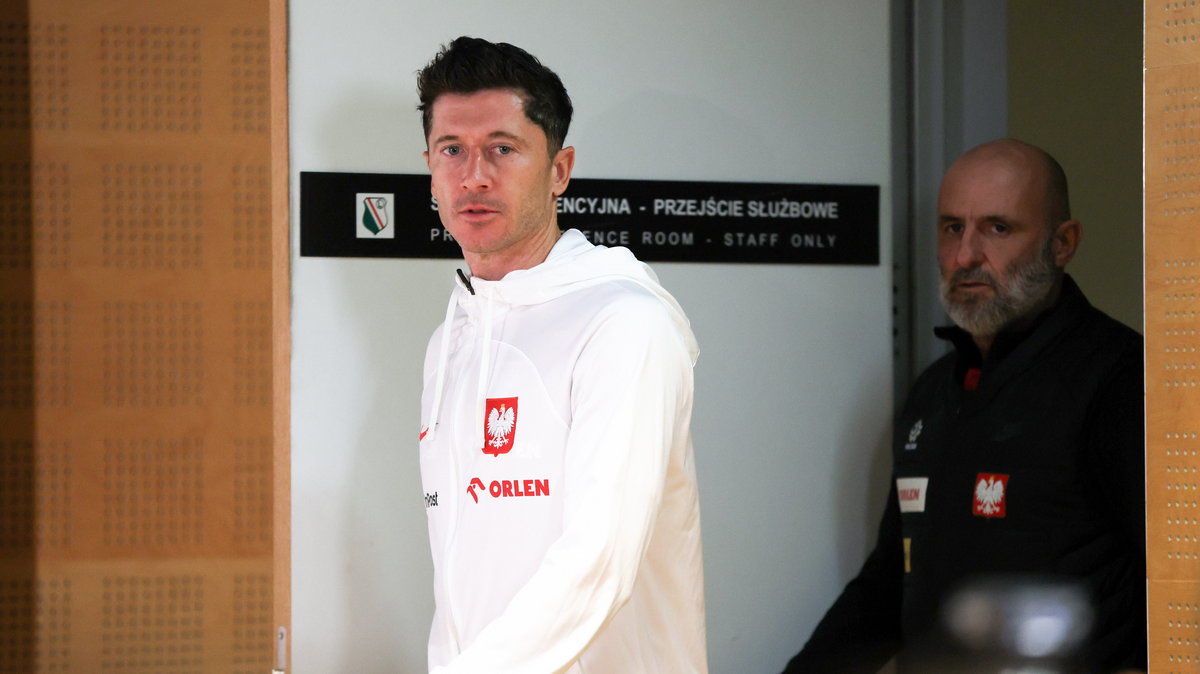 Robert Lewandowski i Michał Probierz