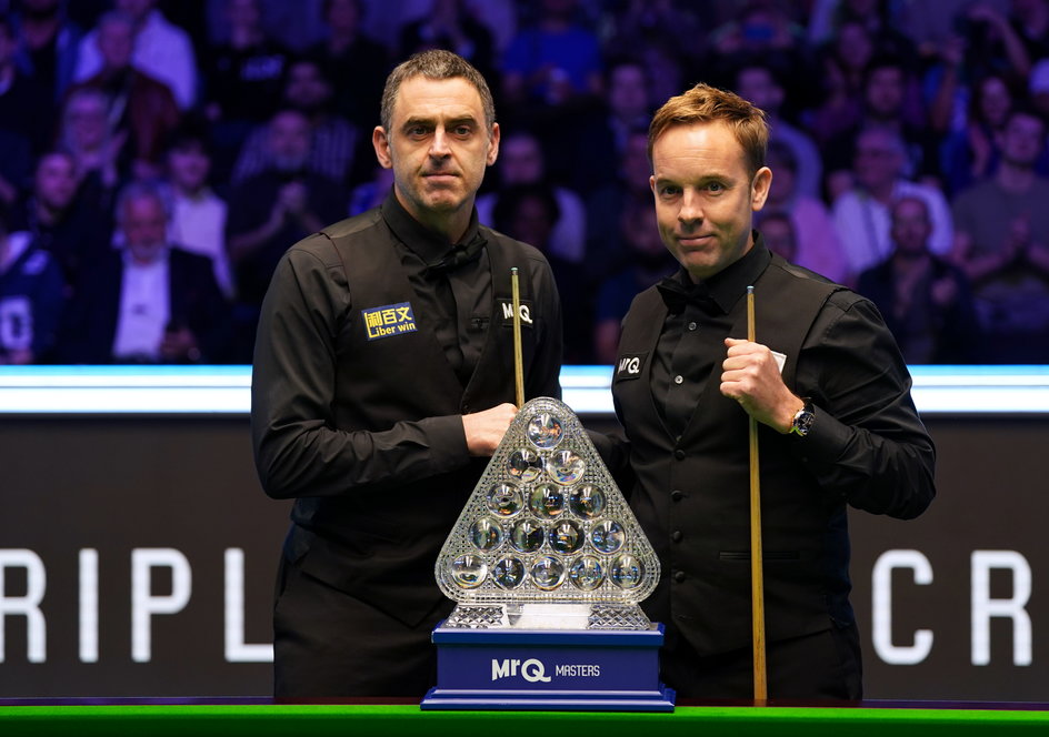 Ronnie O'Sullivan i Allister Carter przed finałem The Masters