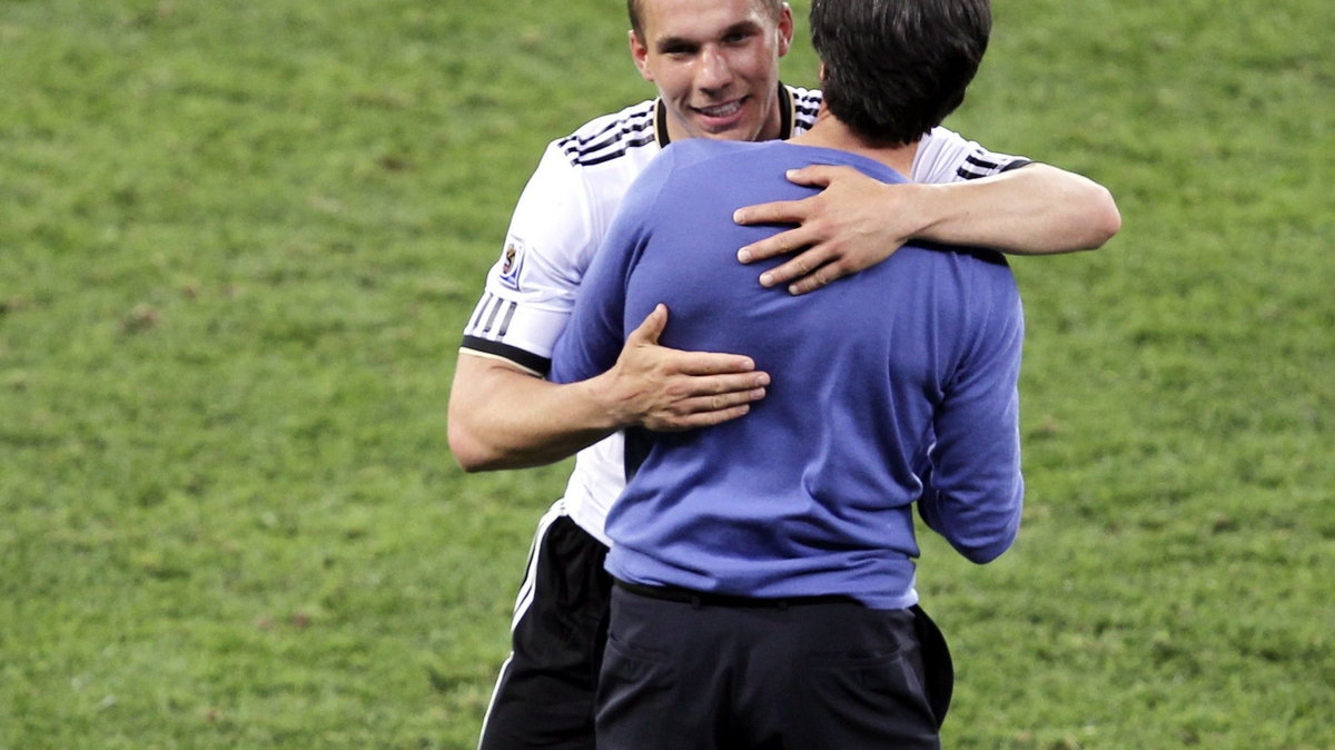 Lukas Podolski i Joachim Loew