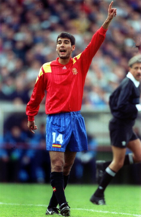 Josep Guardiola, szkoleniowiec Bayernu Monachium, w 1993 roku