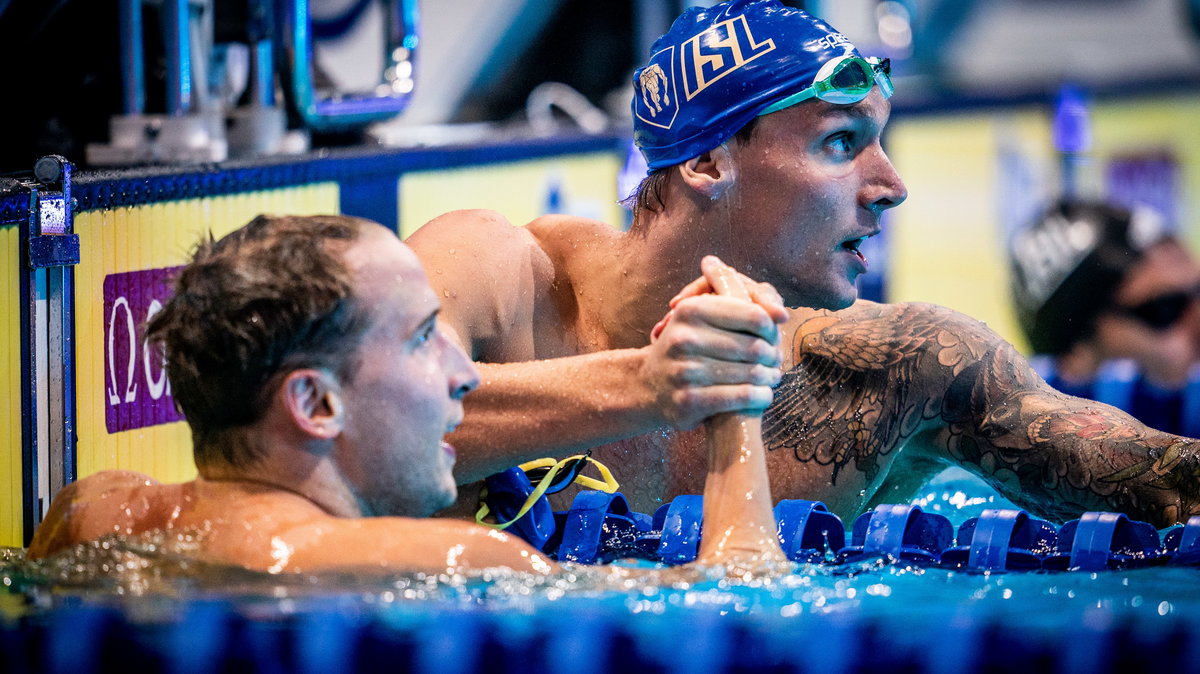 Marcin Cieślak i Caeleb Dressel