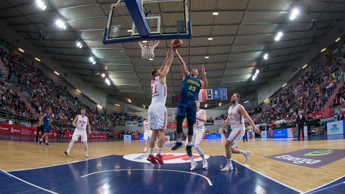 Marcel Ponitka w meczu reprezentacji Polski