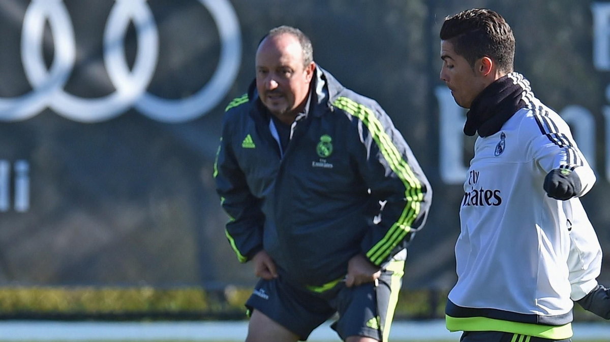 Rafael Benitez i Cristiano Ronadlo