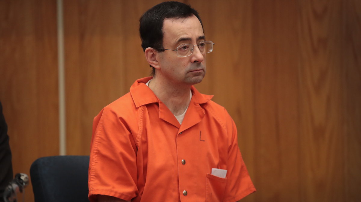 Larry Nassar na sali sądowej