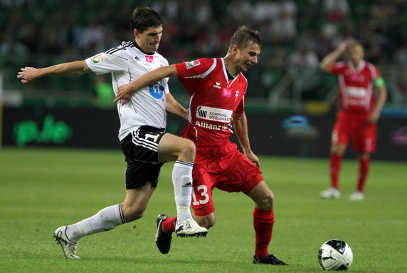 PIŁKA NOŻNA LIGA POLSKA LEGIA WARSZAWA GÓRNIK ZABRZE