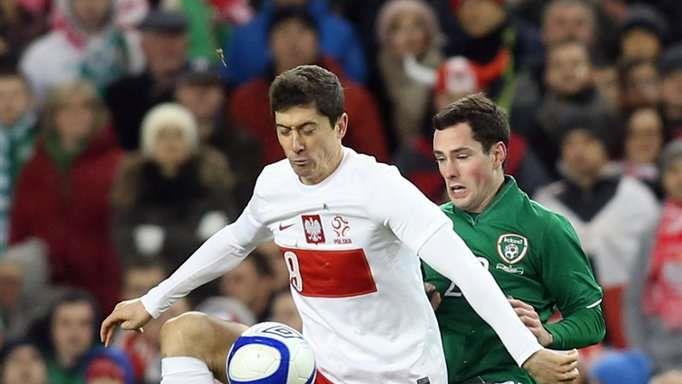 Irlandia - Polska 2:0/Robert Lewandowski i Greg Cunningham