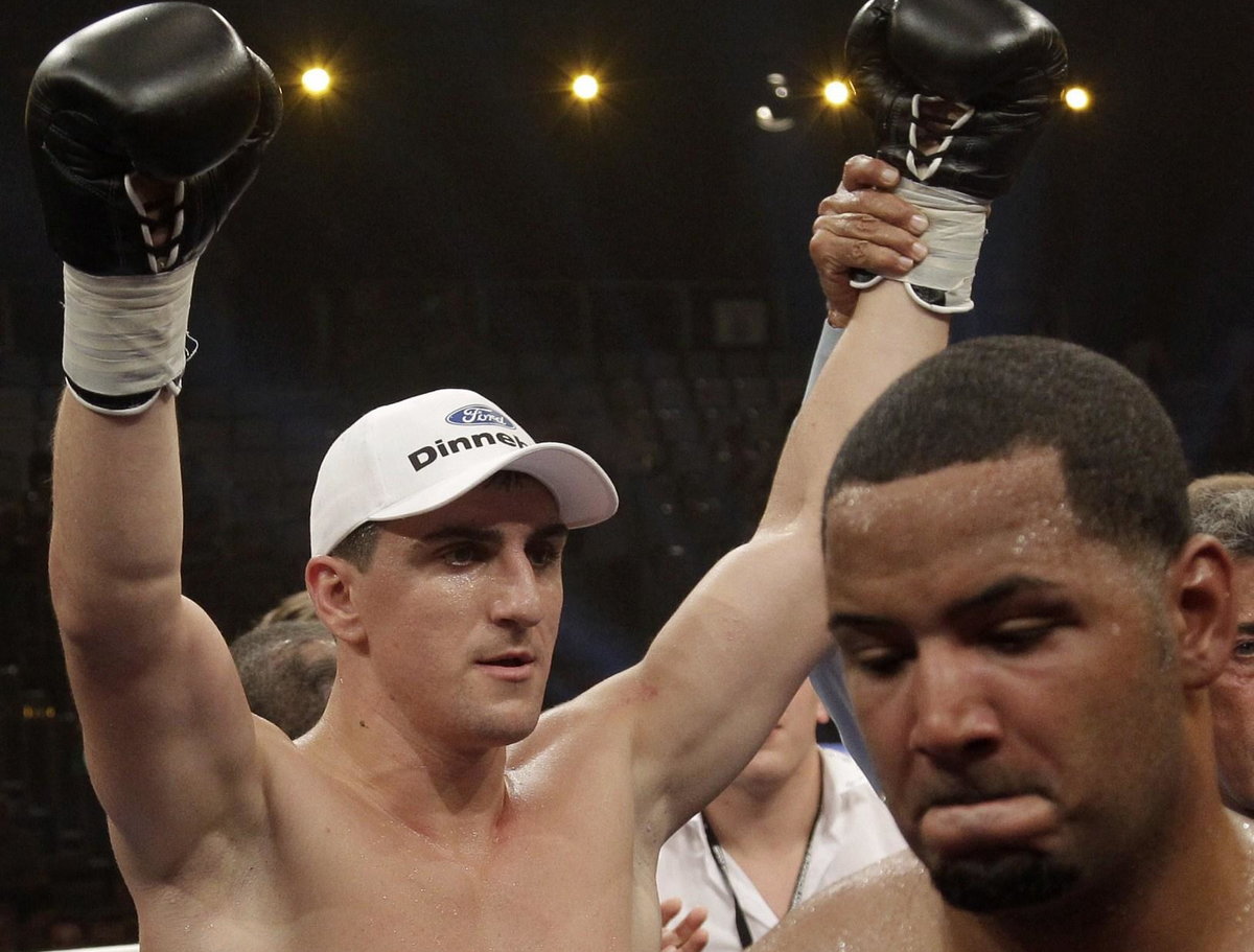 Matt Godfrey (P) i Marco Huck (L)