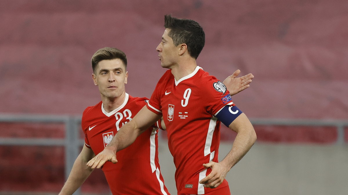 Robert Lewandowski i Krzysztof Piątek