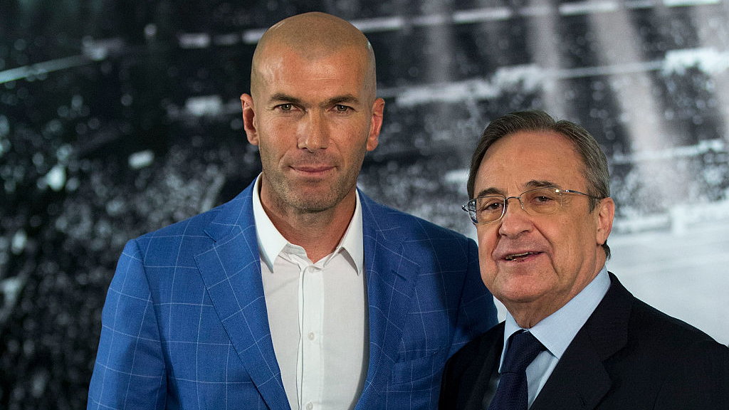 Zinedine Zidane i Florentino Perez