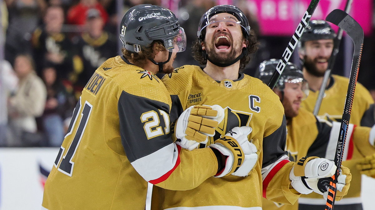 Tak ze zwycięstwa cieszyli się hokeiści Vegas Golden Knights