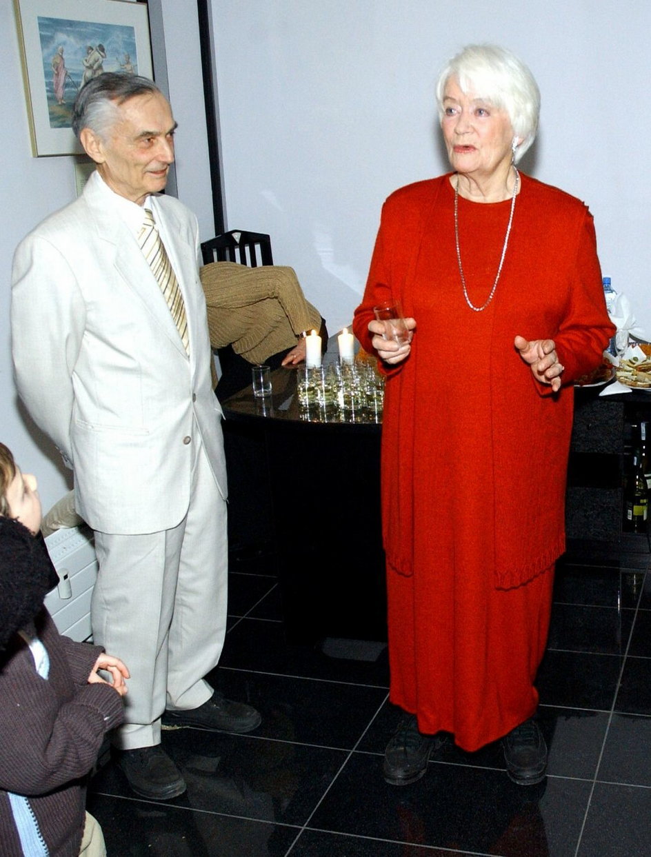 Wojciech Zabłocki i Alina Janowska w 2005 r.