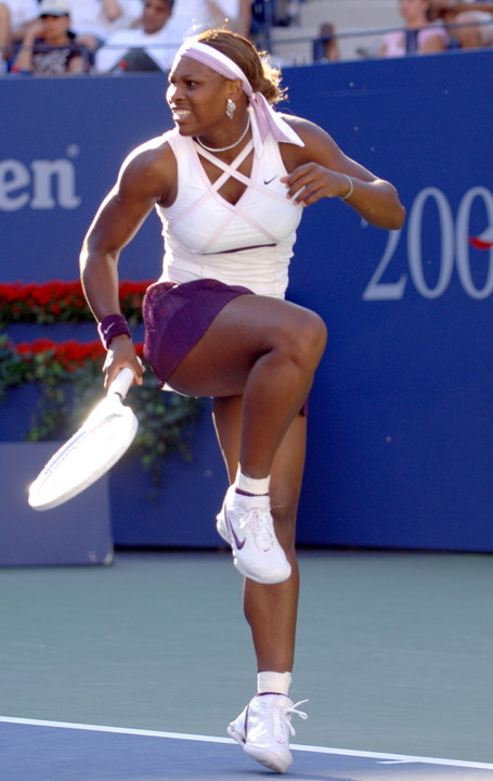 Serena Williams podczas US Open w 2005 roku