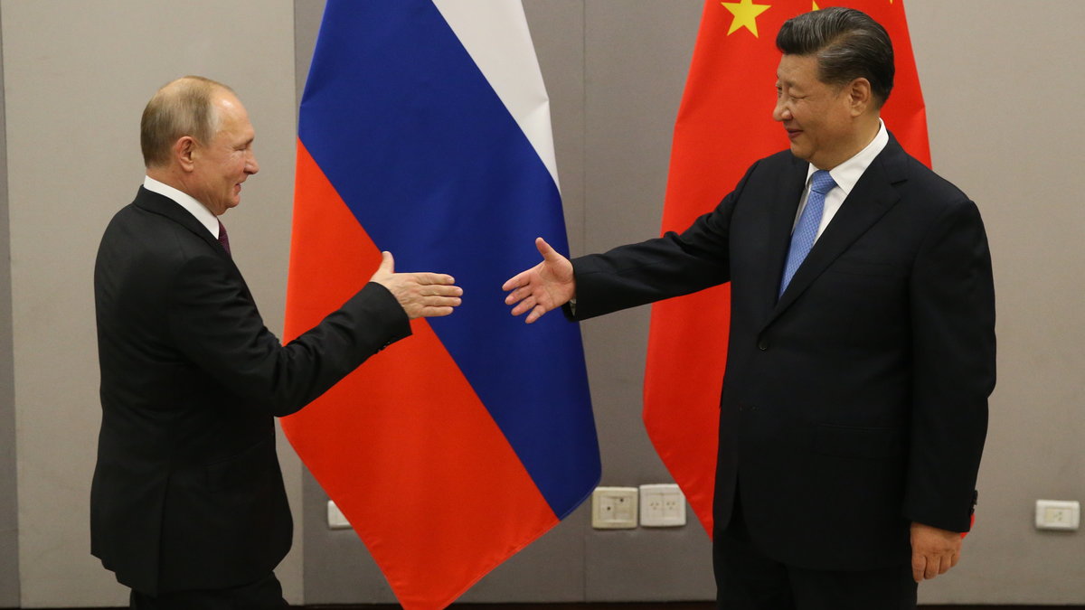 Władimir Putin oraz Xi Jinping