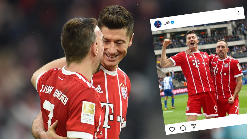 Robert Lewandowski i Franck Ribery