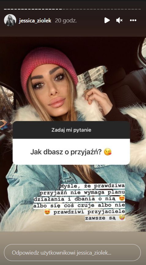 Jessica Ziółek odpowiedziała na pytania fanów