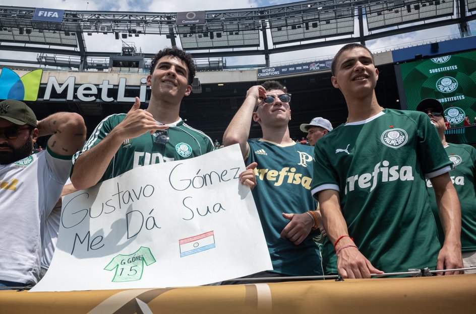 Torcida do Palmeiras durante o Mundial de Clubes