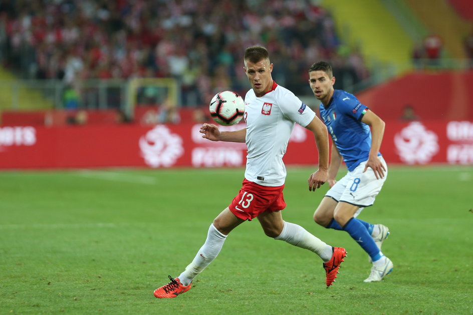 Damian Szymański zadebiutował w kadrze w meczu z Włochami