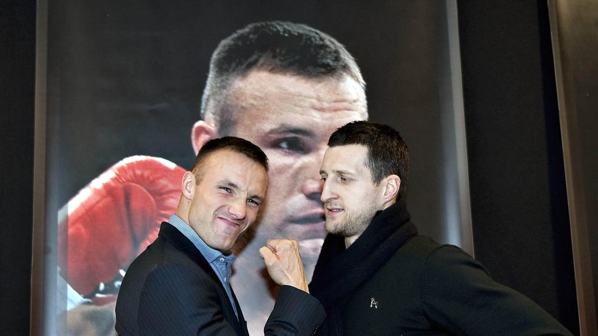 Mikkel Kessler (L) i Carl Froch (P)