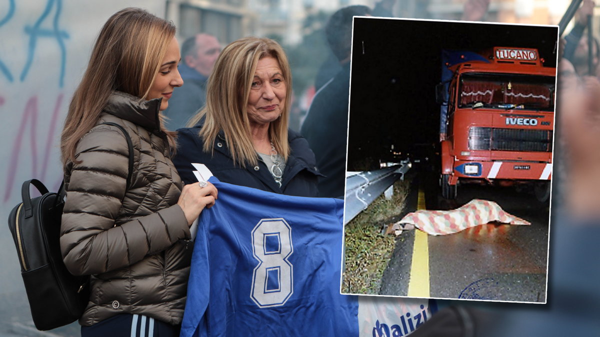 Siostra Denisa Bergaminiego, Donata (z prawej), podczas protestu w 2019 r., w trakcie którego domagano się wyjaśnienia przyczyn śmierci jej brata. 