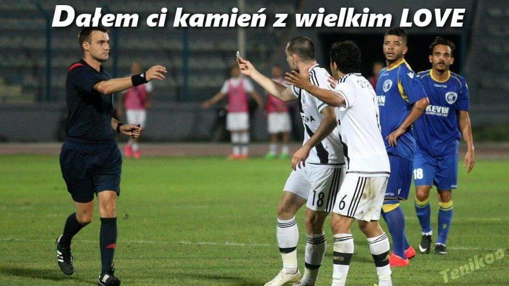 Memy po meczu Kukesi - Legia