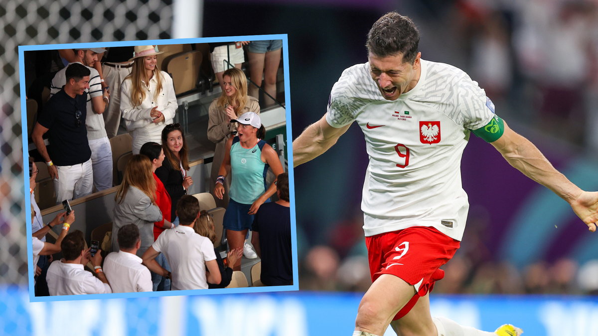 Zdjęcie Igi Świątek z Robertem Lewandowskim było hitem