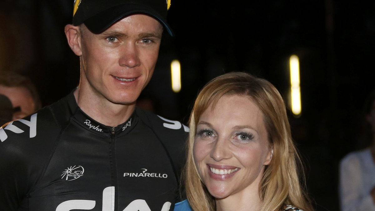 Christopher Froome i Michelle Cound 