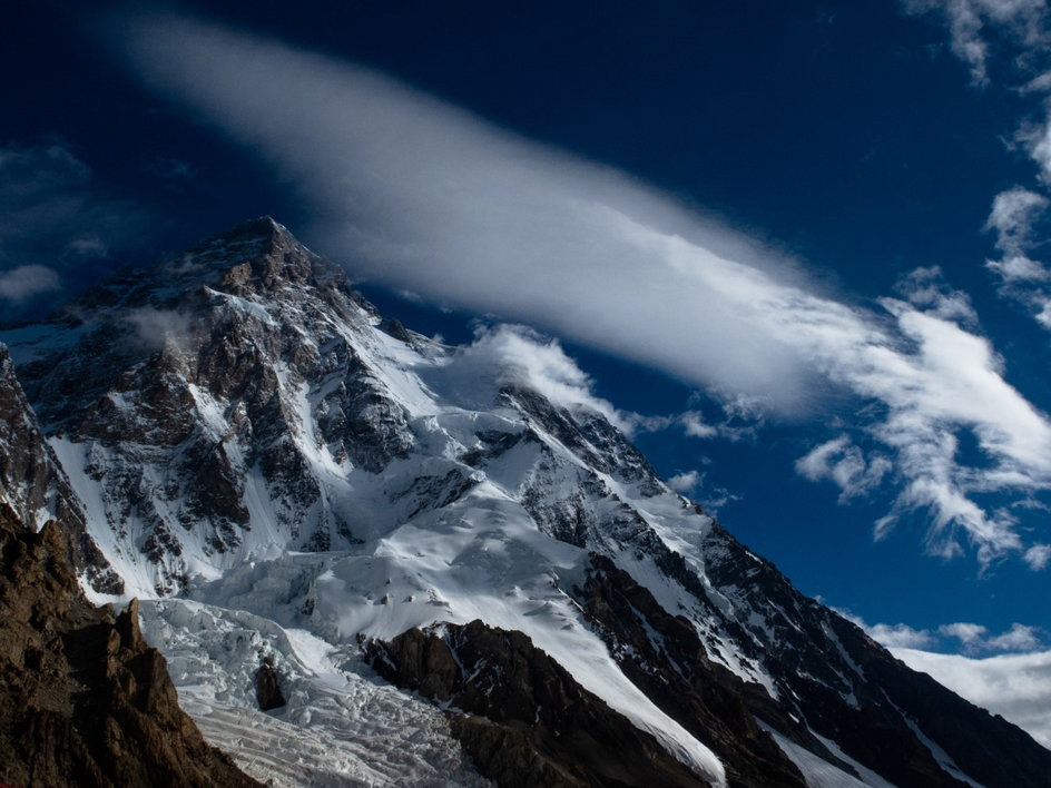 K2 (na zdjęciu) uchodzi za najtrudniejszy z ośmiotysięczników 