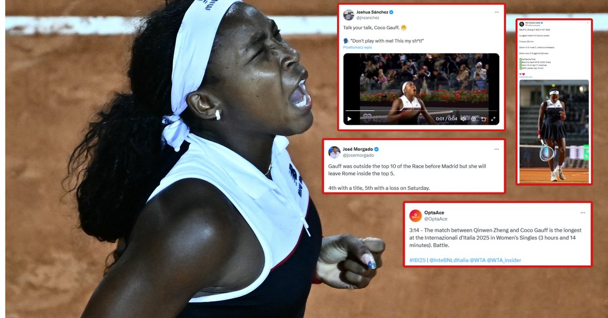 Niebywałe, co się stało w WTA w Rzymie. Wszyscy mówią jednym głosem