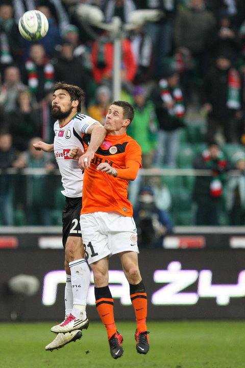 Legia Warszawa - Zagłębie Lubin: Ivica Vrdoljak i Robert Jeż 