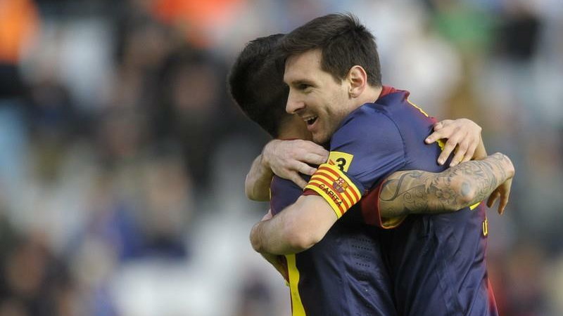 Cristian Tello i Leo Messi 