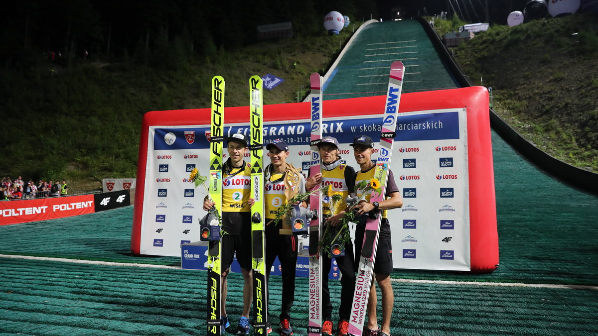 Aleksander Zniszczoł, Kamil Stoch, Dawid Kubacki, Piotr Żyła