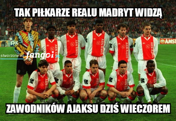 Memy po meczu Real Madryt - Ajax Amsterdam