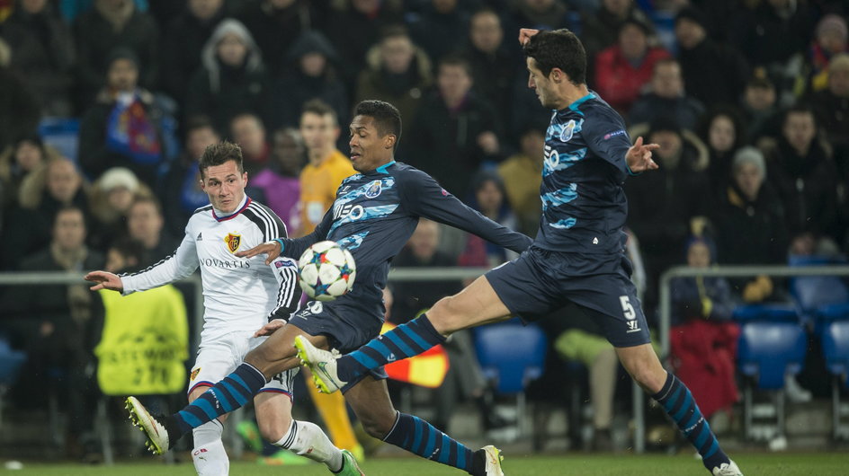 SWITZERLAND SOCCER UEFA CHAMPIONS LEAGUE (FC BASEL 1893 VS FC PORTO)