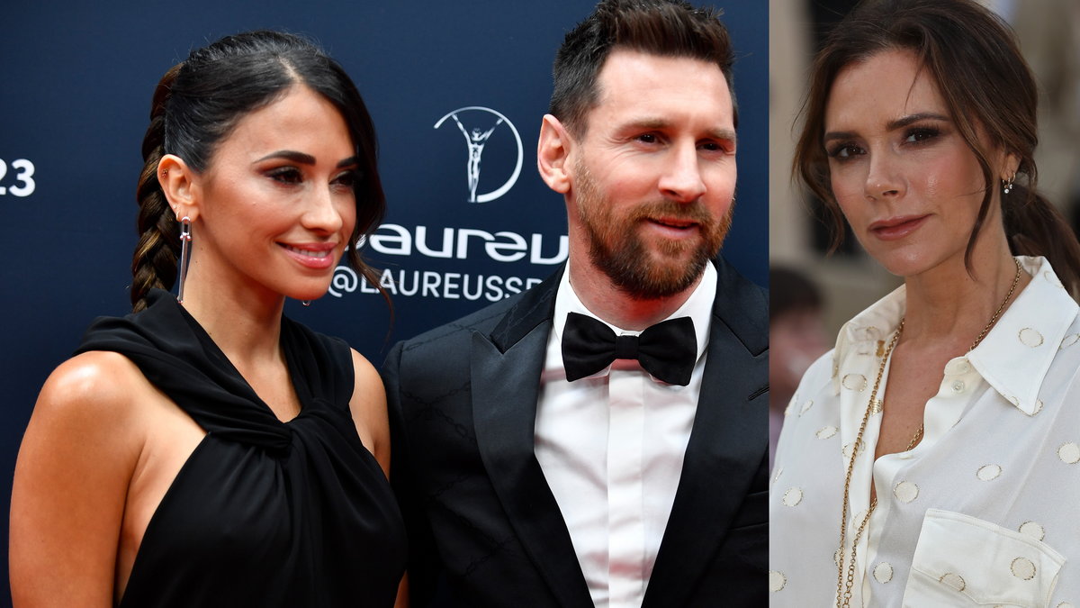 Antonela Roccuzzo, Leo Messi, Victoria Beckham