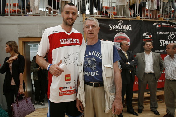 Janusz Gortat i Marcin Gortat (zdjęcie z 2010 r.)