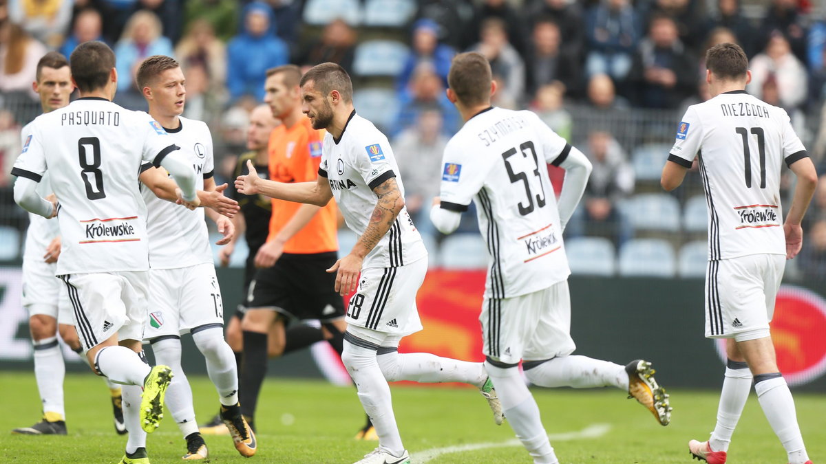 21.09.2017 RUCH ZDZIESZOWICE - LEGIA WARSZAWA 1/8 FINALU PUCHAR POLSKI PILKA NOZNA