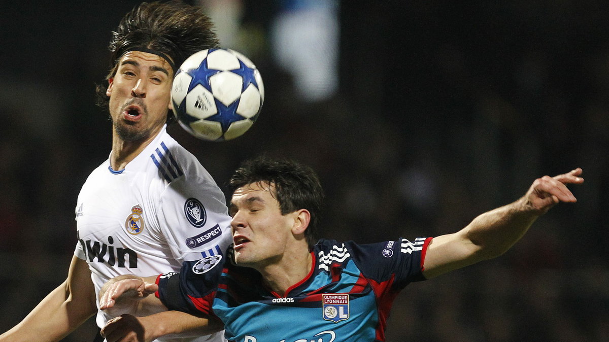 Lyon - Real: Sami Khedira (L) i Dejan Lovren (P)