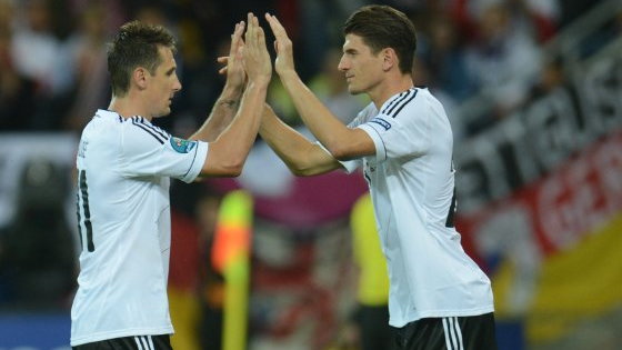 Miroslav Klose i Mario Gomez