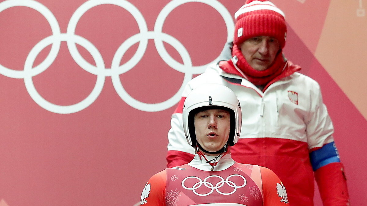 18211096 - ZIO PYEONGCHANG 2018 ŚLIZGI SANECZKARZY (Trener Marek Skowroński Mateusz Sochowicz )